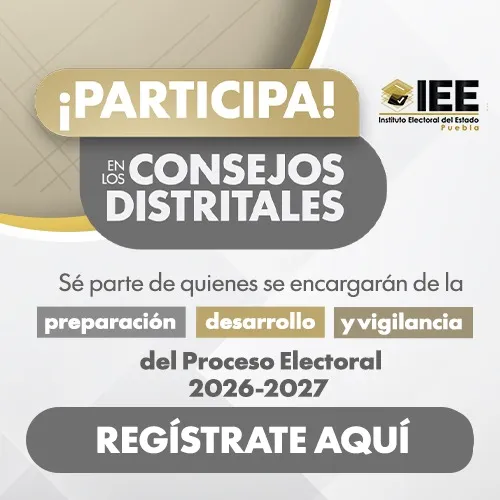 Aviso importante: convocatoria para integrar los Consejos Distritales Electorales